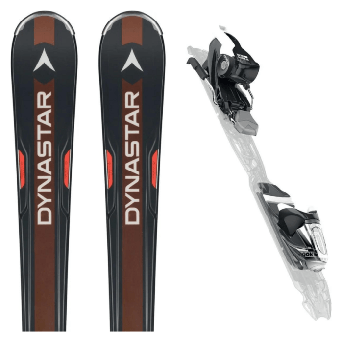 Лижі гірські (комплект) Dynastar SPEED ZONE 5+XPRESS 10 158см Black/terracotta (DAHD404+FCGD014)