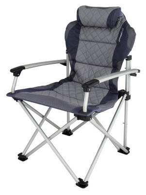 Cтілець туристичний Eurotrail CORSICA Silver grey/charcoal (ETCF0036)