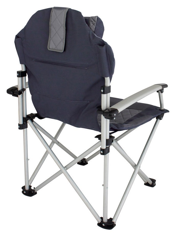 Cтілець туристичний Eurotrail CORSICA Silver grey/charcoal (ETCF0036)