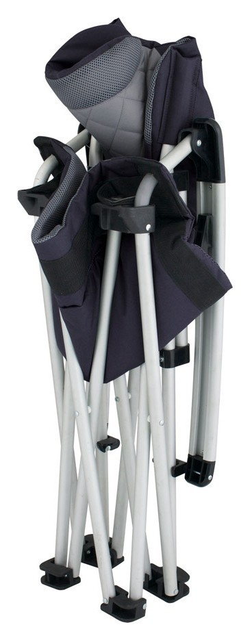 Cтілець туристичний Eurotrail CORSICA Silver grey/charcoal (ETCF0036)