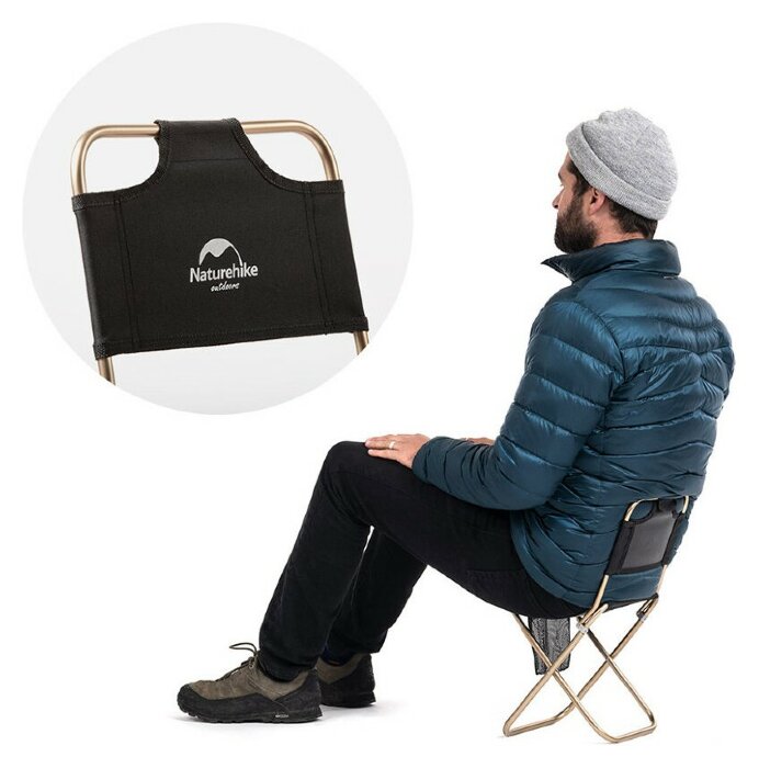 Стілець розкладний Naturehike MZ01 NH18M001-Z, чорний