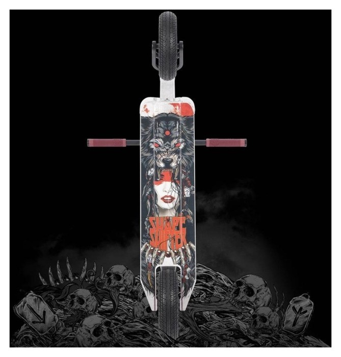 Трюковий самокат Triad Shape Shifter Dirt 6" x 23"- Stone/Black/Red