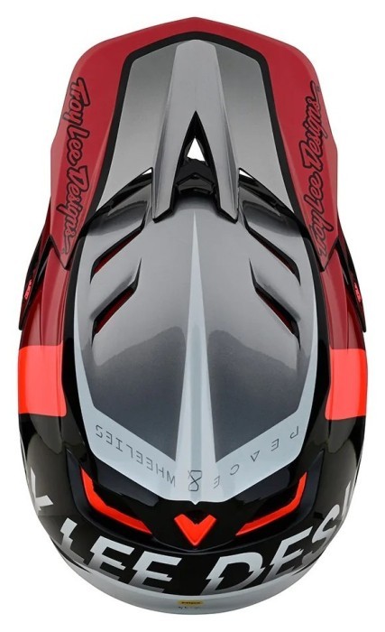 Вело шолом TLD D4 COMPOSITE HELMET [Qualifier Silver/Red] XL