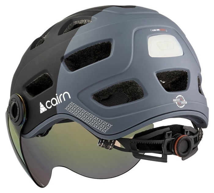 Велосолом Cairn Quartz Visor LED USB black