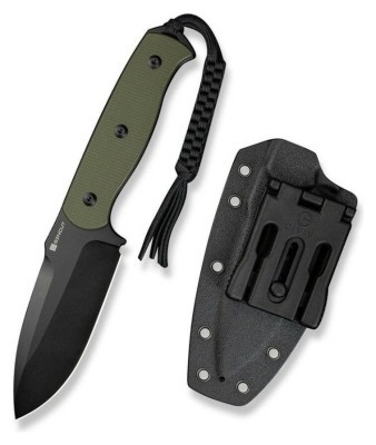 Ніж фіксований мисливський Sencut Toxodon, (11.6 см) 9Cr18MoV / G10 темно-зелений