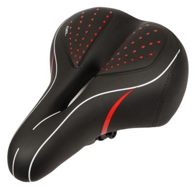 Сідло з замком 260*190 мм AZ-501 чорний з червоним