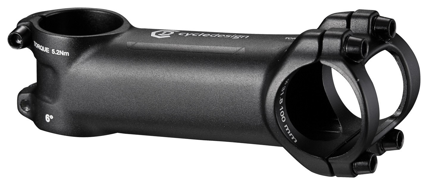 Винос руля для велосипеда Cycledesign FORGED -/+ 6° 80мм Black (HS0011)