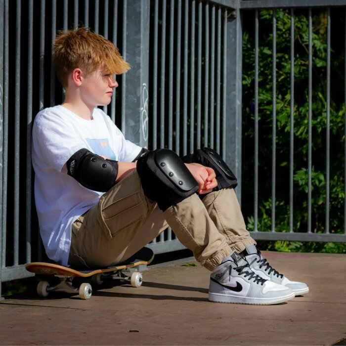 REKD захист набір Heavy Duty Double Jr black-black L