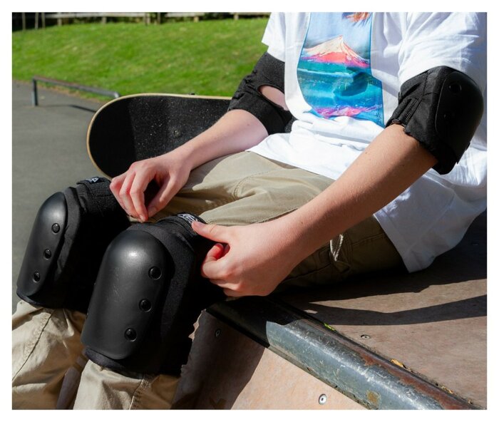 REKD захист набір Heavy Duty Double Jr black-black L