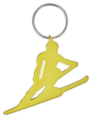 Munkees 3496 брелок-відкривальник Skier yellow
