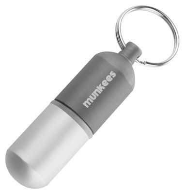 Munkees 3627 брелок Waterproof Capsule Large grey