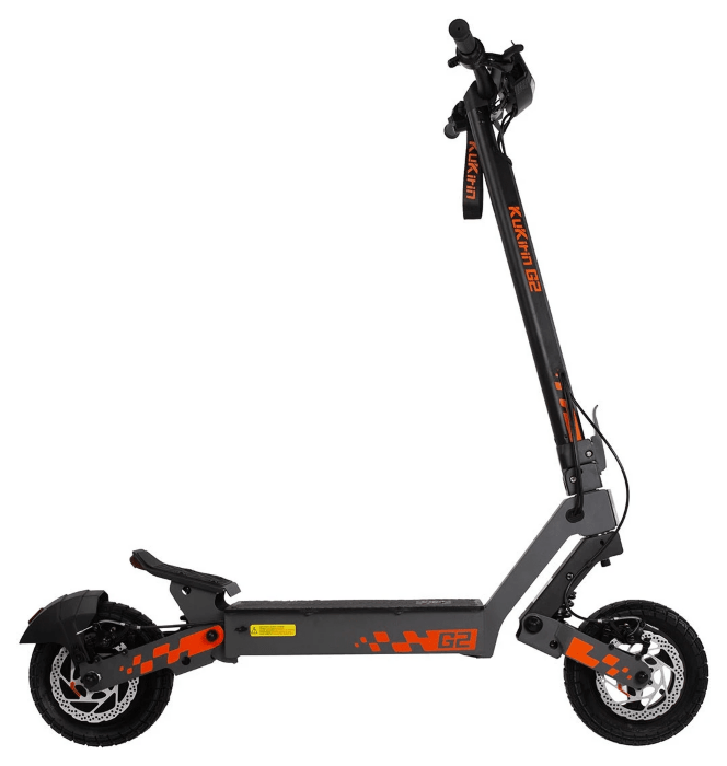 Електросамокат Kugoo Kirin G2 2025 (800 Вт; 15 А*год; 48 В), чорний