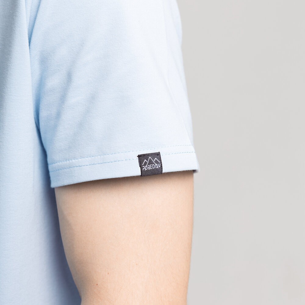 Чоловіча футболка світло-блакитна Pobedov Peremoga