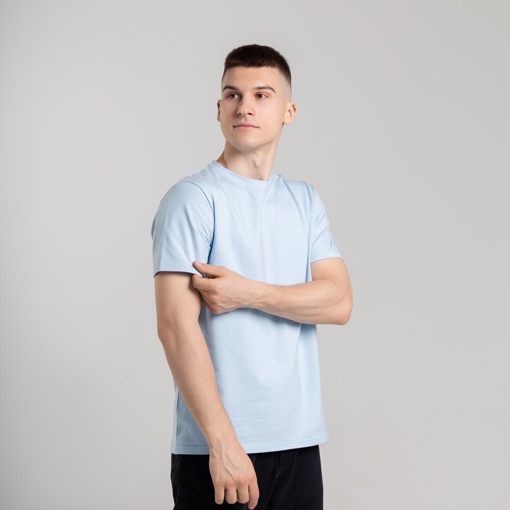 Чоловіча футболка світло-блакитна Pobedov Peremoga