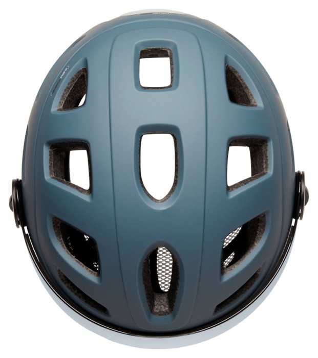 Велошлем Cairn Quartz Visor LED USB grey