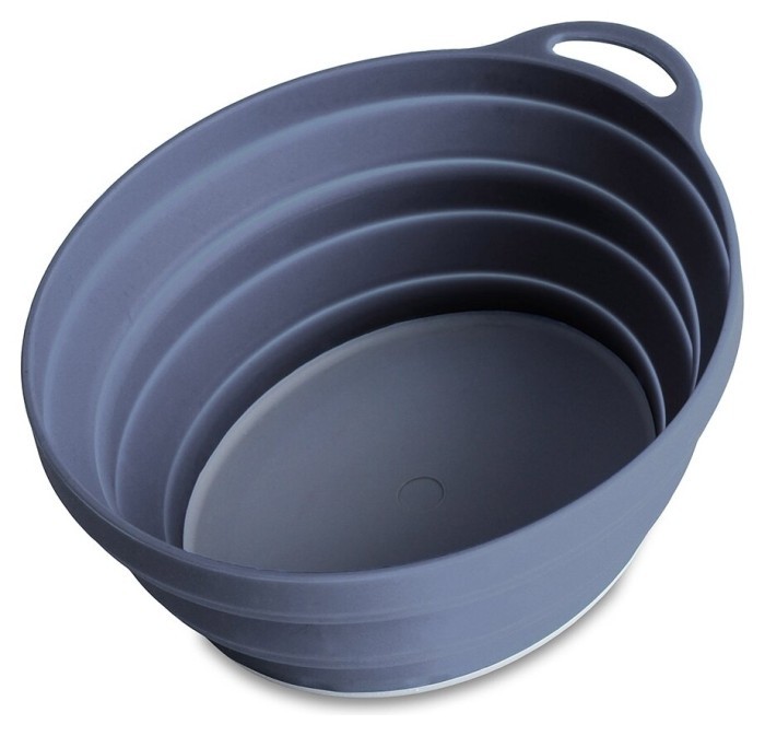 Тарілка Lifeventure Silicone Ellipse Bowl graphite
