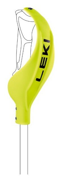 Захист на лижні палиці Leki GATE GUARD CLOSED LITE M Neon yellow (864431012-WRH)