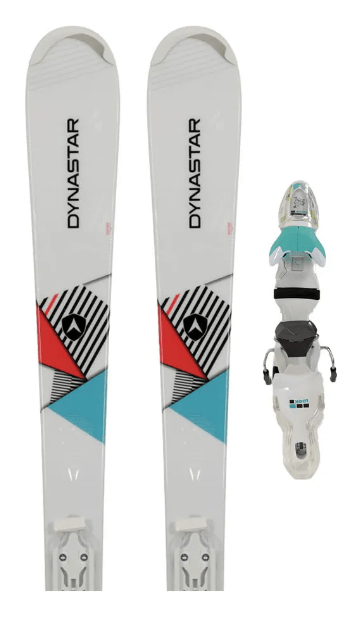 Лижі гірські (комплект) Dynastar ACTIVE 9+XPRESS W11 153см White/blue/corall (DAECG01+FCED046)