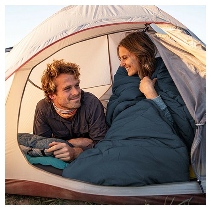 Спальний мішок Naturehike F150 NH22MSD05, лівий, темно-блакитний