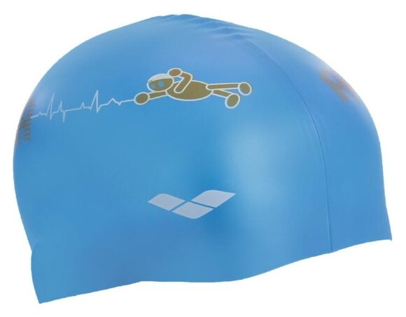 Шапочка для плавання дитяча ARENA KUN JUNIOR CAP AR-91552-90 (силікон), блакитна