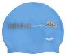 Шапочка для плавання дитяча ARENA KUN JUNIOR CAP AR-91552-90 (силікон), блакитна Фото - 2