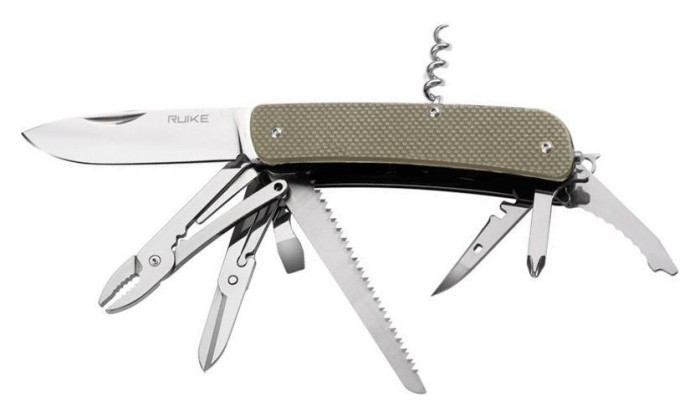 Багатофункціональний ніж Ruike Criterion Collection L51 зелений
