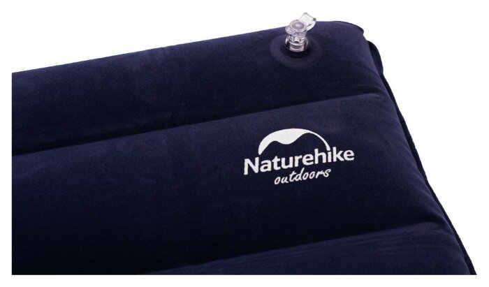Подушка надувна Naturehike Square Inflatable NH18F018-Z, темно-блакитний