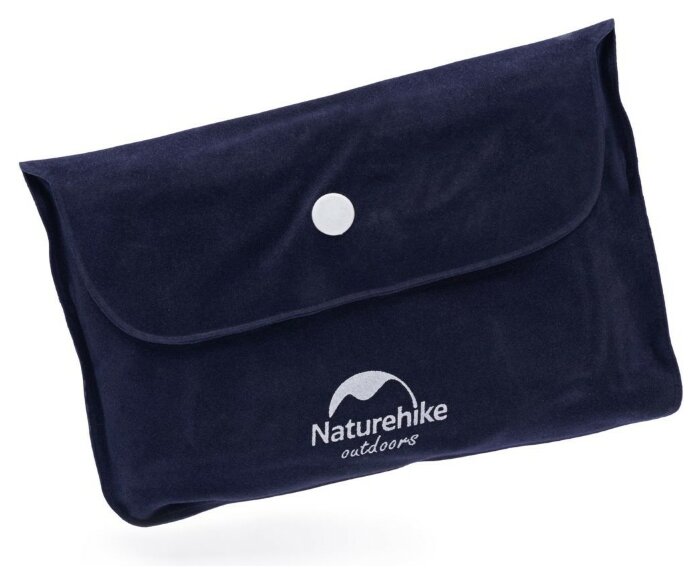 Подушка надувна Naturehike Square Inflatable NH18F018-Z, темно-блакитний