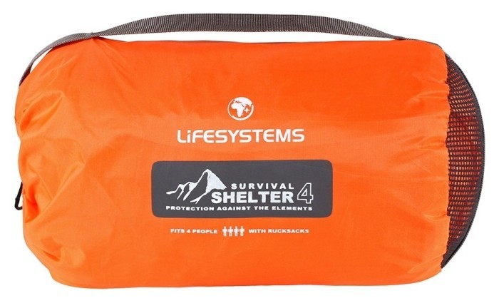 Lifesystems тент Survival Shelter 4 orange