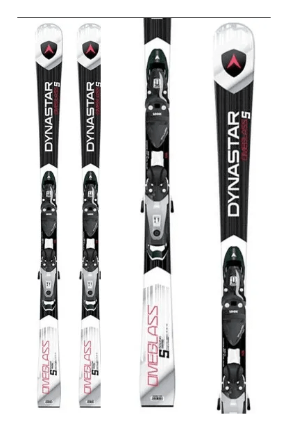 Лижі гірські (комплект) Dynastar OMEGLASS S+(FLUID X) NX 12 163см Black/white (DAEC901+FCCB020)